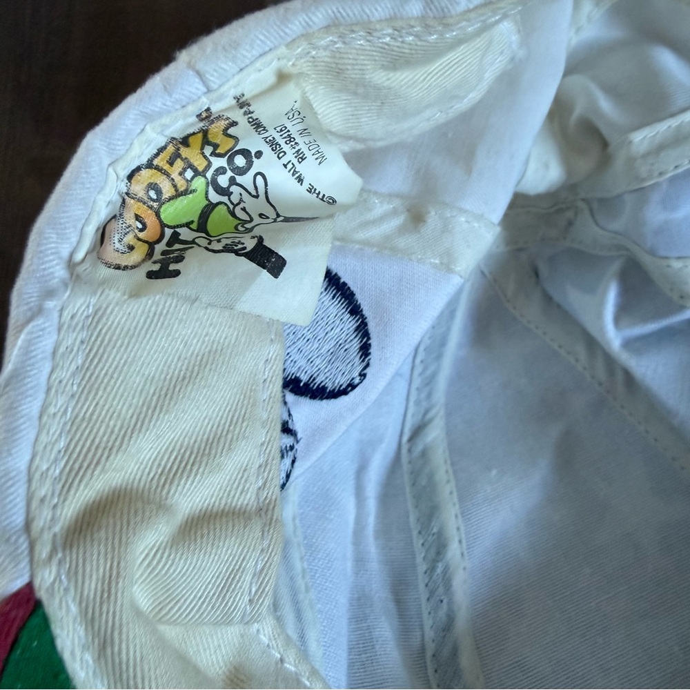 Vintage Goofy's Hat Co Snapback Disney Mickey Flag Stars Stripes Baseball Cap 90 - Picture 10 of 14